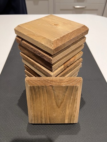 Wooden fence post - post, 4x4