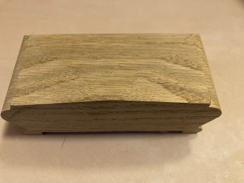 Solid oak fence post cap - fence, 90mm