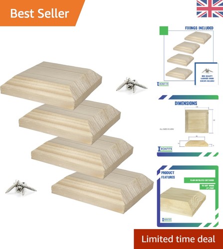 Durable pack wooden fence - 4-pack,