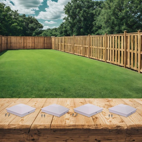 Wood fence post cap black - post,