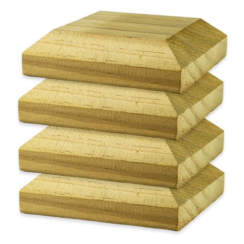 Wooden fence inch post caps - wooden,