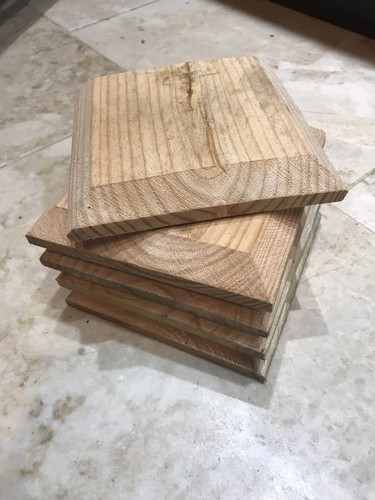Fence post caps wooden - 6,