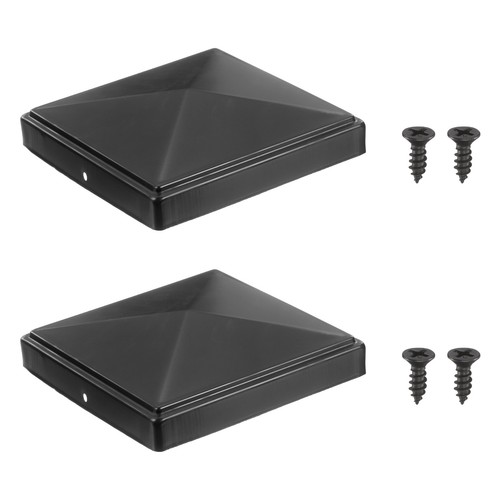 2pcs pyramid post cap x6 - pyramid, 6"x6"