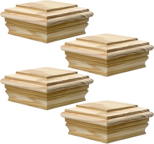 Pcs wooden post caps cedar - post,