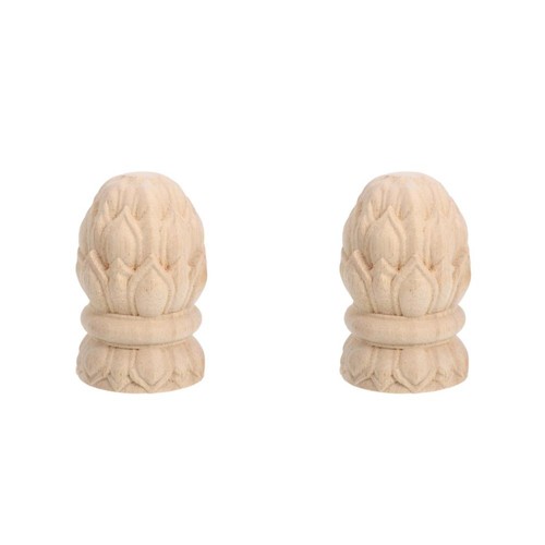 Beige hand carved - carved, wooden