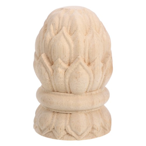 Wooden hand carved pineapple - wooden,