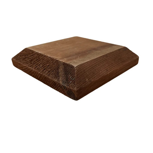 Wooden fence post caps for - post,