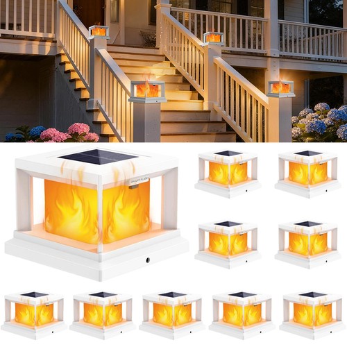 Solar post cap lights outdoor - solar,