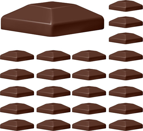 3 - (24-pack,, brown)